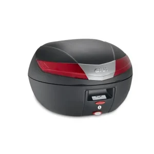 V40N kufr GIVI černý s červenými odrazkami (Monokey), objem 40 ltr. Vrácení Zdarma
