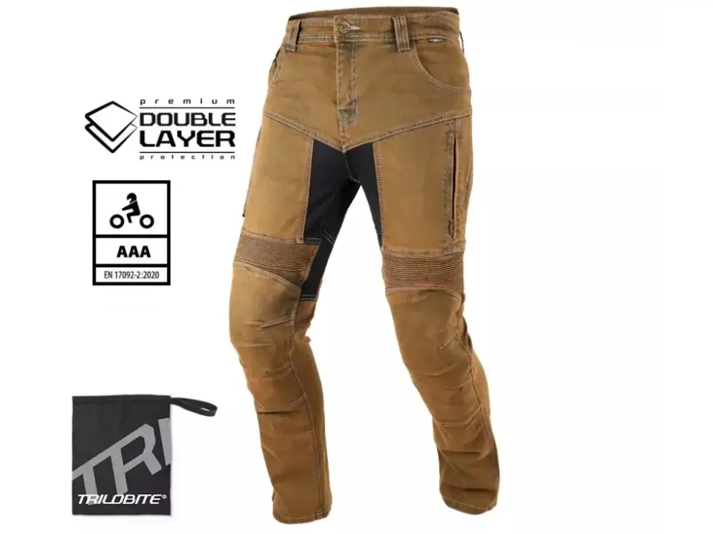 Super Cena Trilobite Parado doublelayer AAA slim fit men jeans rusty brown level 2 vel. 30
