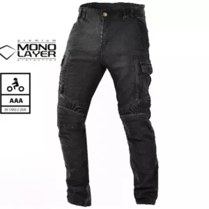 Bezpečná Platba Trilobite Acid Scrambler 2.0 monolayer AAA men black jeans vel. 30