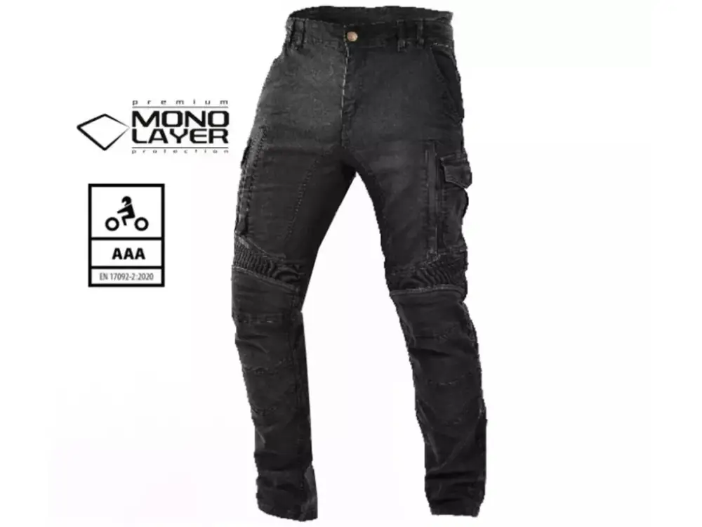 Bezpečná Platba Trilobite Acid Scrambler 2.0 monolayer AAA men black jeans vel. 30