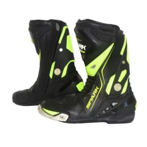 Vrácení Zdarma Cestovní moto boty Spark Silverstone, černé-fluo