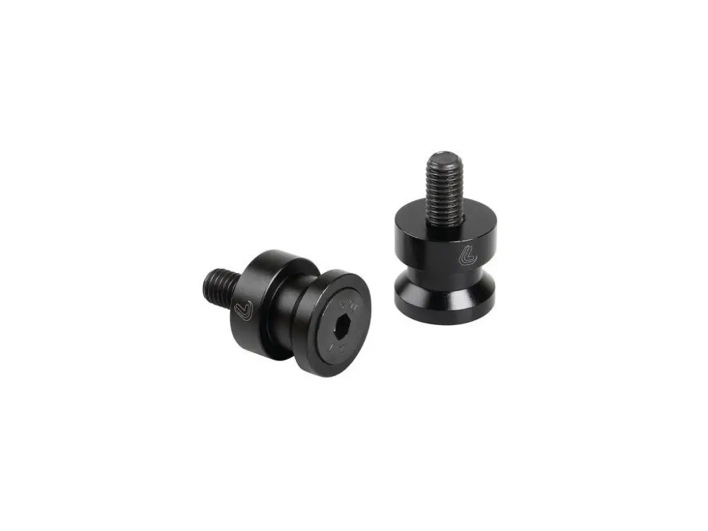 90640 Pár válečků na stojan motocyklu - černé 10x1,50 mm Novinka