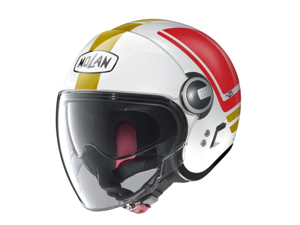 Poslední Šance Moto helma Nolan N21 Visor Flybridge Metal White 67