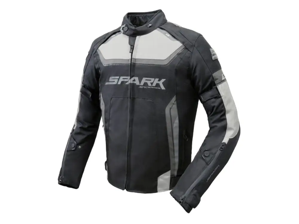 Cenově Výhodný Pánská textilní moto bunda SPARK MAVERICK, grey