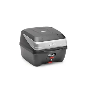 B32N BOLD kufr GIVI černý (Monolock s vlastní plotnou), objem 32 ltr., stříbrný plast na víku Víkendová Akce