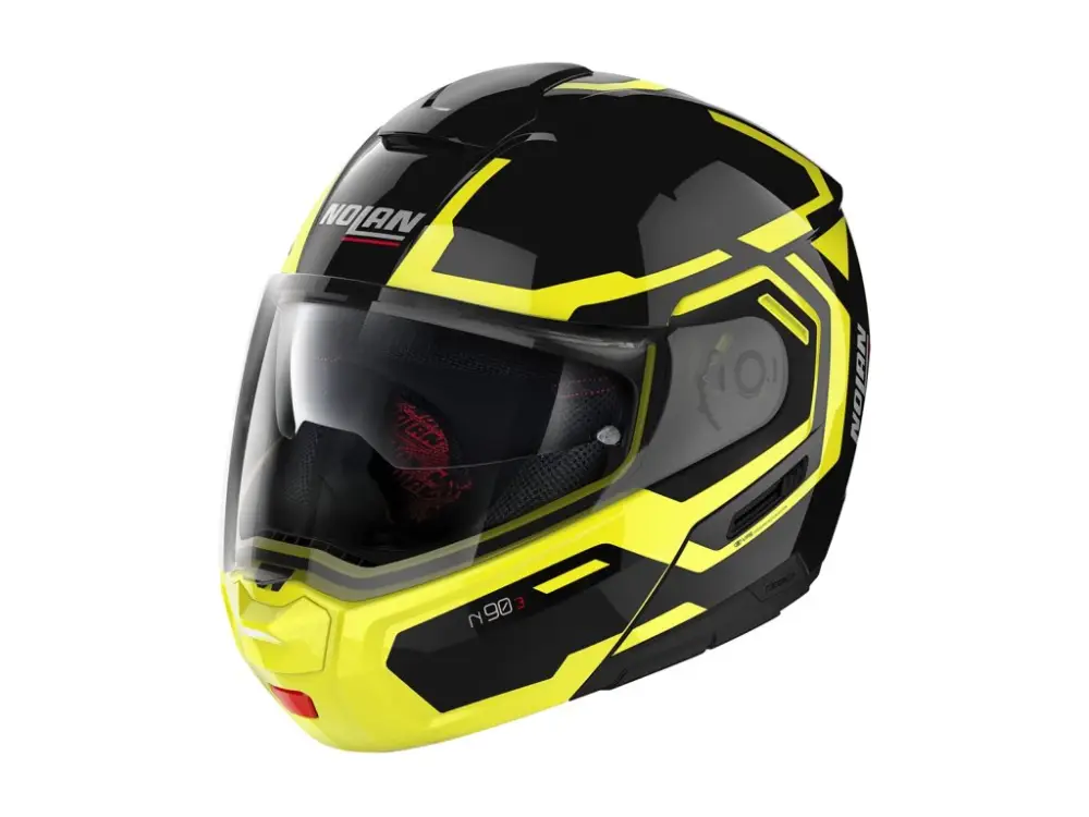 Moto helma Nolan N90-3 Driller N-Com Glossy Black 26 Sezónní Sleva