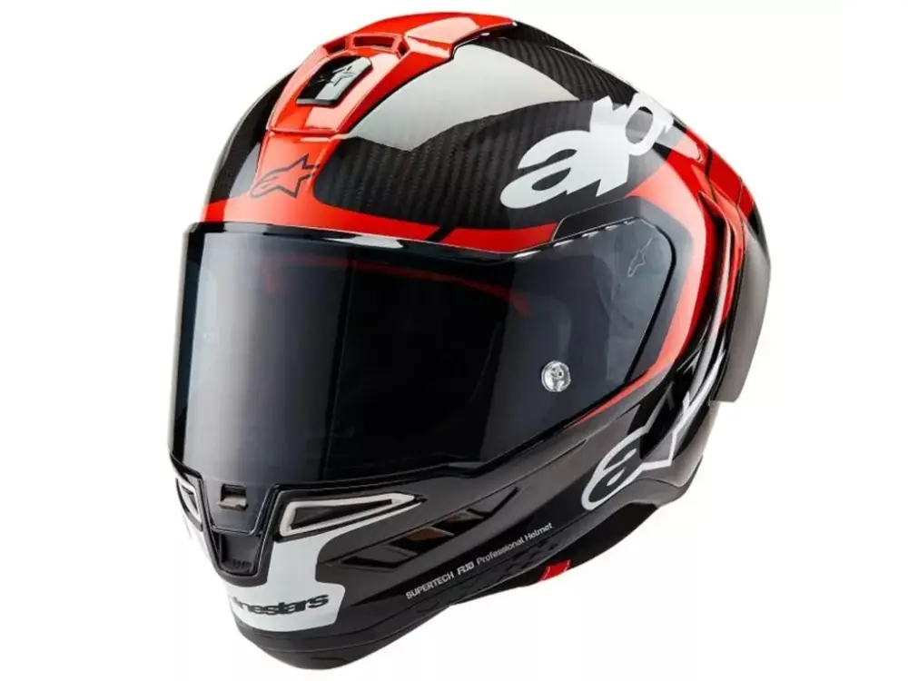 Alpinestars Supertech R10 Element black/carbon bright red/white glossy helmet vel. M Objednat Nyní