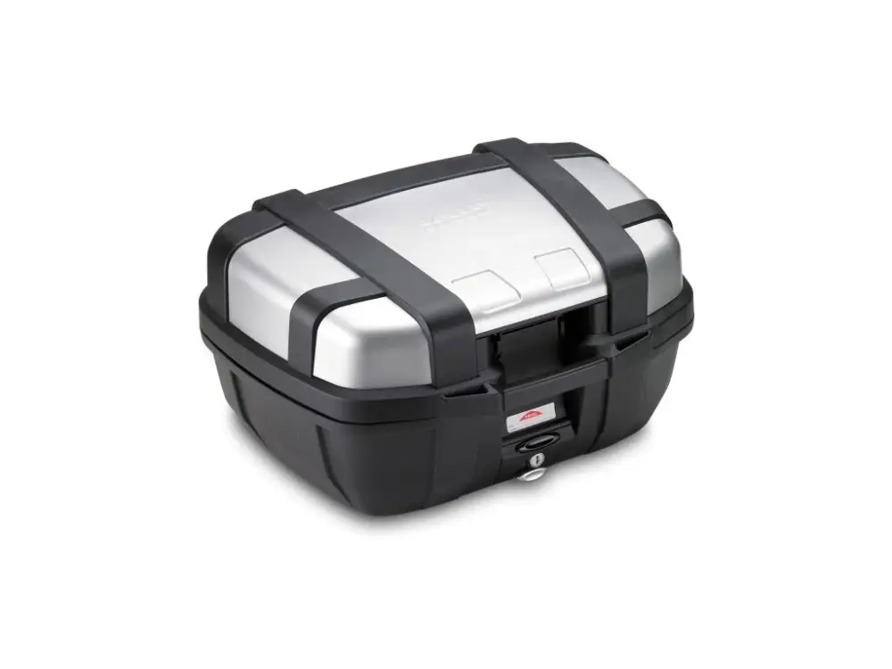 TRK52N kufr GIVI Trekker černý se stříbrným hliníkovým víkem (Monokey), objem 52 ltr. Cenová Bomba