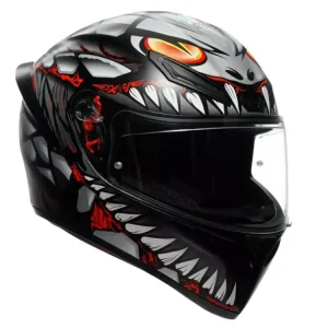 AGV K1 S E2206 LYZARD MATT BLACK/GREY/RED vel. XS Super Cena