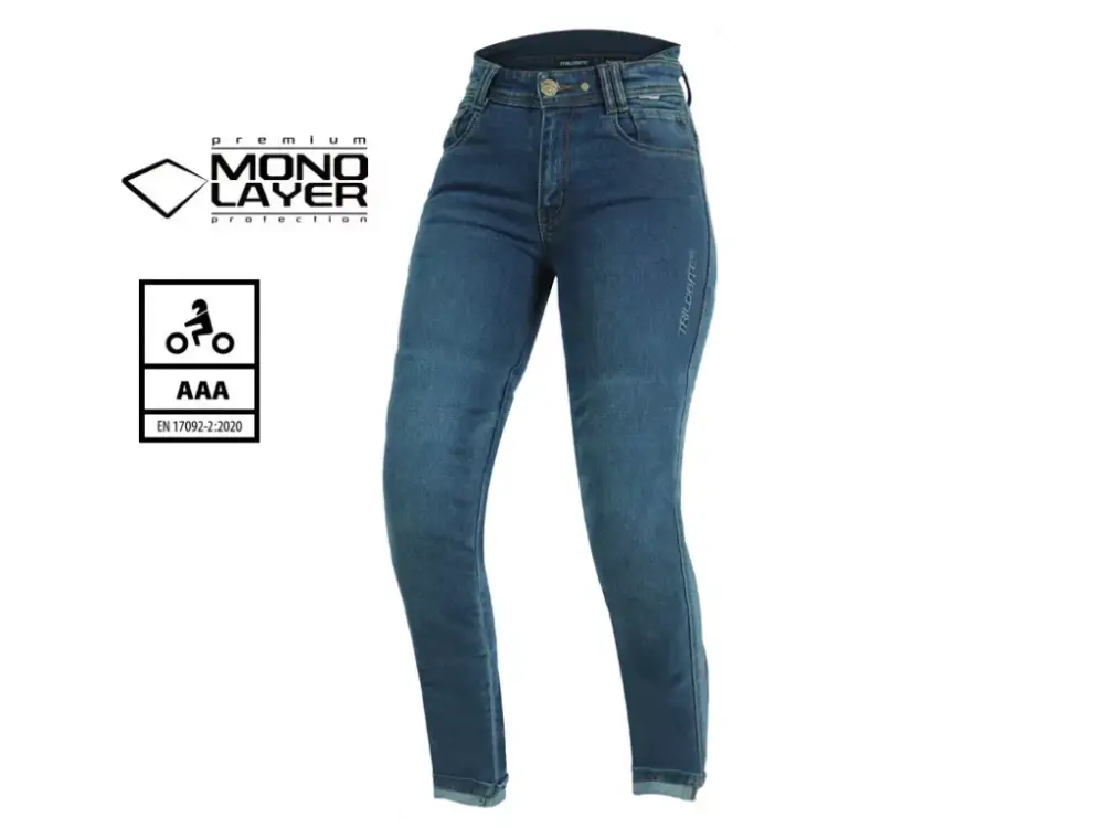 Aktuální Trilobite Downtown 2.0 monolayer AAA ladies long blue jeans vel. 26