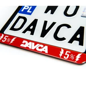 Nová Kolekce Rámeček registrační značky DAVCA