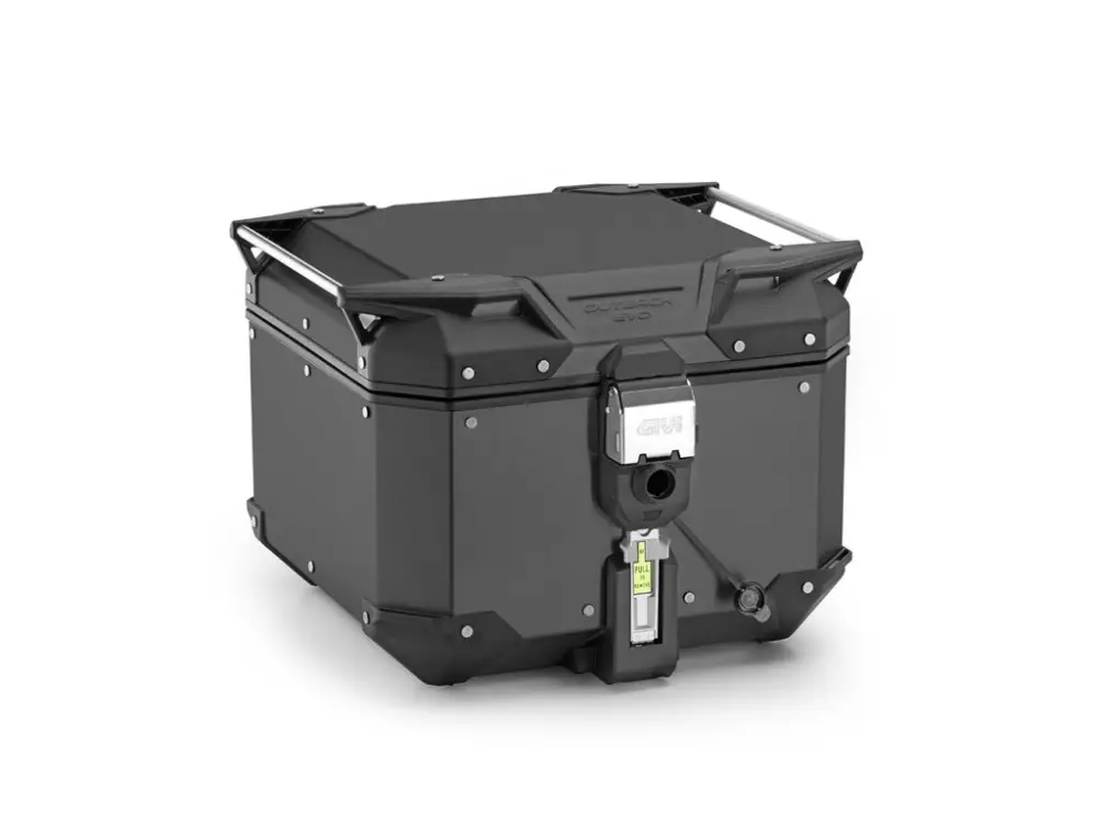 OBKEV42B černý horní kufr GIVI Trekker Outback EVO hliníkový (Monokey topcase), bez zámku, 42 l. Bezpečná Platba
