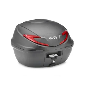Nízká Cena B39N kufr GIVI černý (Monolock s vlastní plotnou) s červenými odrazkami, objem 39 ltr.
