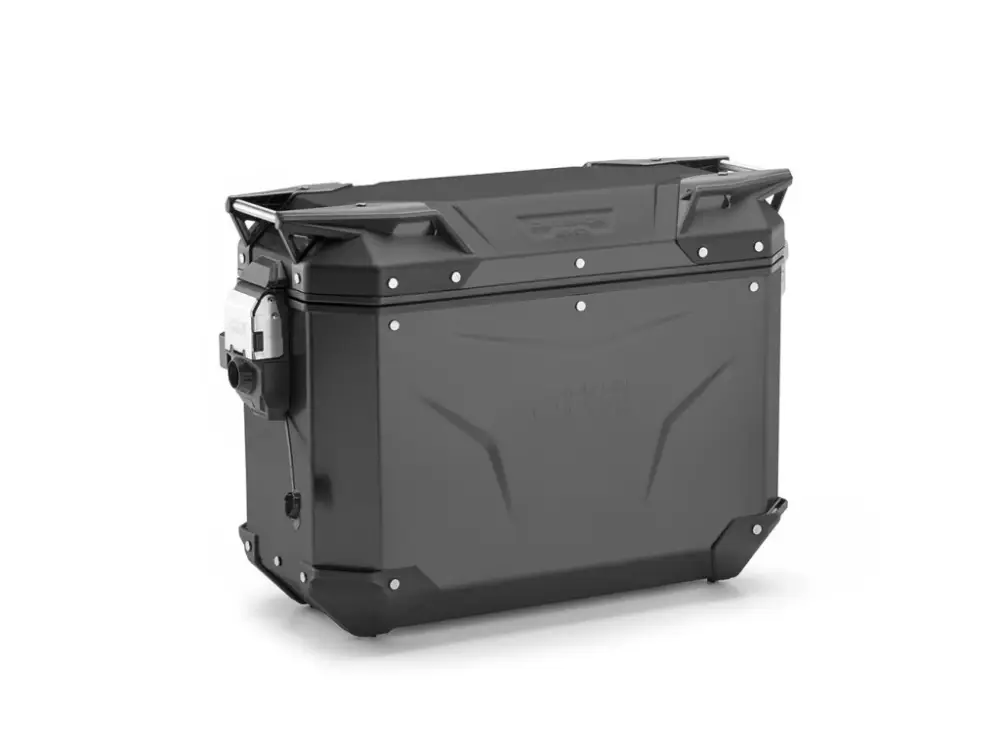 OBKEV37BL černý levý kufr GIVI Trekker Outback EVO SMART hliníkový (boční), bez zámku, 37 ltr. Nejlepší Cena