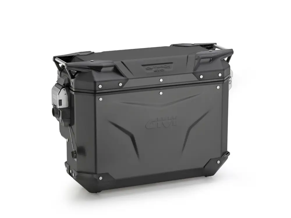 OBKEVS33BR černý pravý kufr GIVI Trekker Outback EVO SMART hliníkový (boční), bez zámku, 33 l. Hit Sezóny