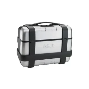 Ihned K Objednání TRK33N kufr GIVI Trekker černý se stříbrným hliníkovým víkem (Monokey), objem 33 ltr.