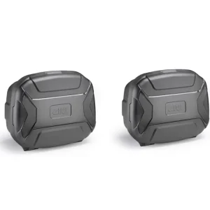 TRK35BBPACK2 sada 2 kufrů GIVI TRK35BB Lite Trekker černý s černým plastovým víkem (Monokey) Oblíbený