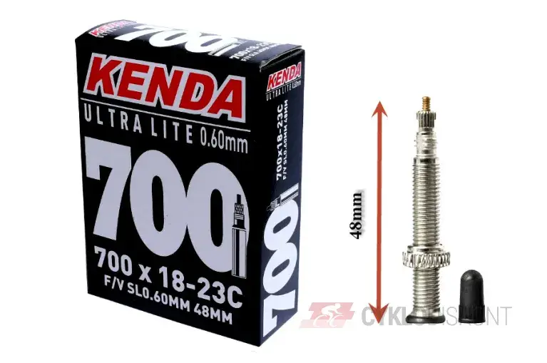 Akce 28" silniční duše KENDA Ultralite 700x18-23C FV48mm