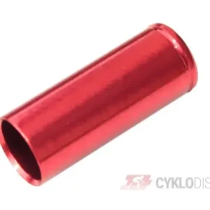 Značkový koncovka brzdového bovdenu MAX1 CNC 5mm ALU ČERVENÁ