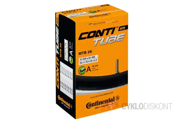 Cenová Bomba 26" mtb duše CONTINENTAL Tube MTB (autoventilek )