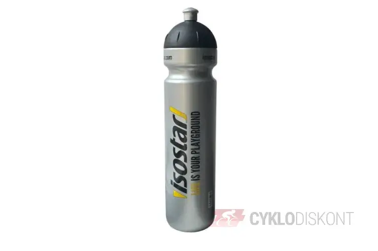 Sportovní láhev Isostar 1000 ml – stříbrná Speciální Cena