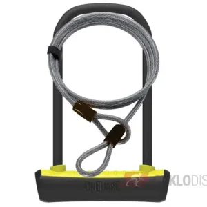 Kup Teď Zámek OnGuard 8154YL 115x230x11mm s lankem žlutá klíč