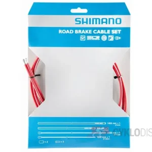 Silniční brzdový set Shimano Road Brake Cable set červený Horká Nabídka