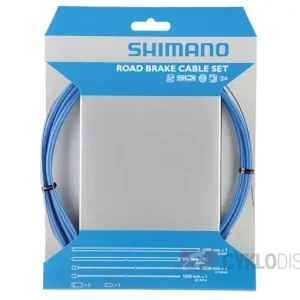 Omezená Nabídka Silniční brzdový set Shimano Road Brake Cable set modrý
