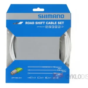 Silniční řadící set Shimano Road Shift Cable set Optislick bílý Cenově Výhodný