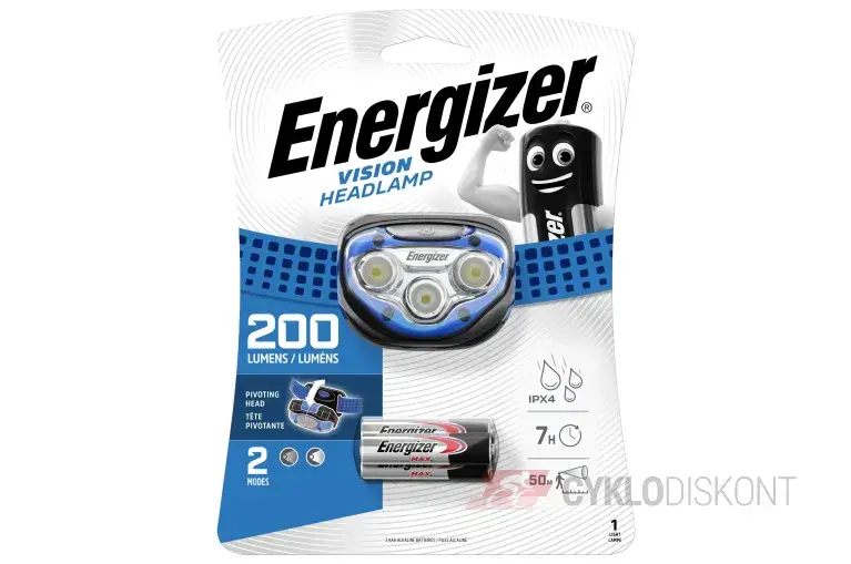 Čelovka Energizer VISION 200lm Nakupujte Hned