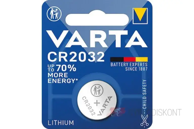 Výprodej Knoflíková lithiová baterie VARTA CR2032 Lithium 3V