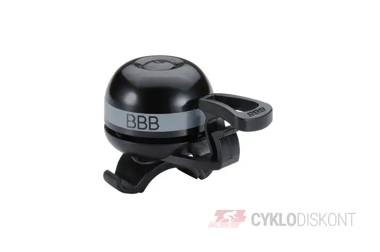 Zvonek BBB EasyFit Deluxe šedý Dokud Zásoby Vydrží