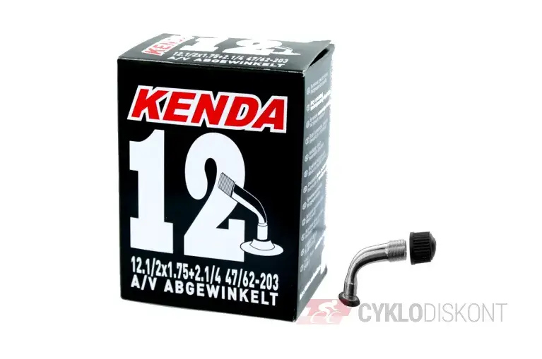 Tovární Cena 12" duše KENDA 47/62-203 autoventilek45°/45°