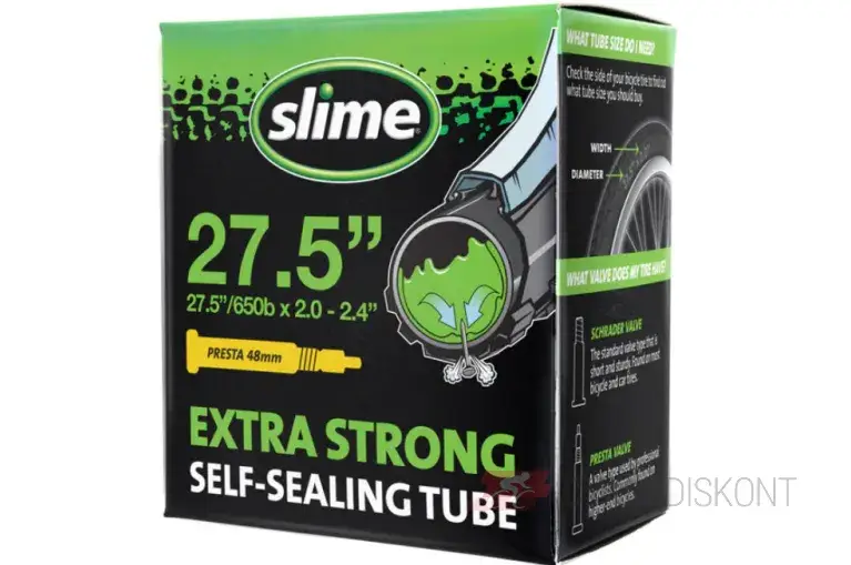 Duše proti defektu SLIME Extra Strong 27,5x2.0-2.4 FV (galuskový ventilek) s tmelem Autentický