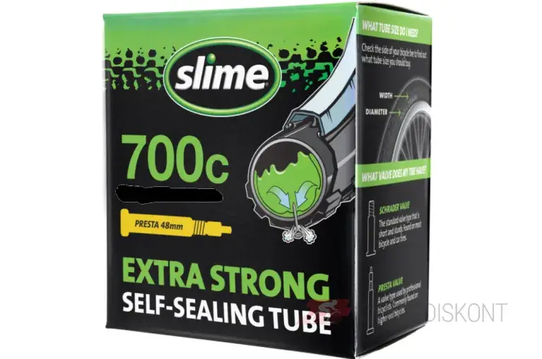 Duše proti defektu SLIME Extra Strong 700x28-32 FV (galuskový ventilek) s tmelem Poslední Šance