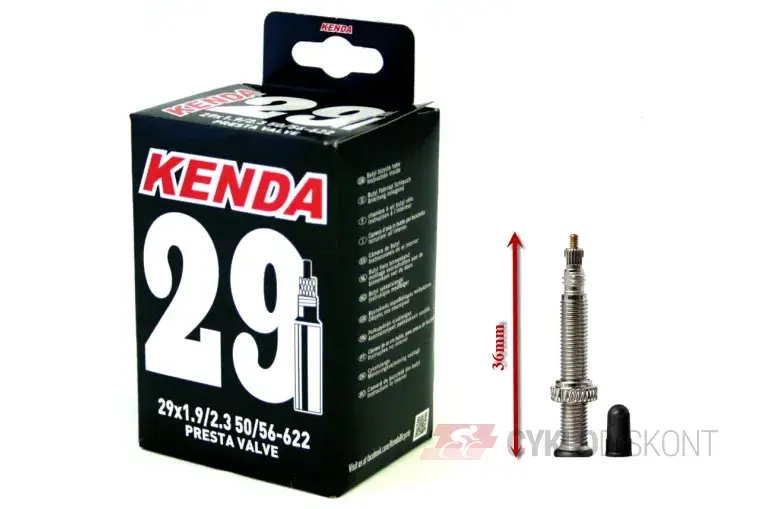 Vrácení Zdarma 29" duše KENDA (28/29 x1,90-2,35) FV36mm