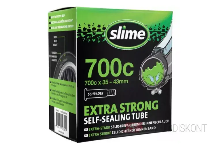 Objednat Nyní Duše proti defektu SLIME Extra Strong 700x35-43 AV (autoventilek) s tmelem
