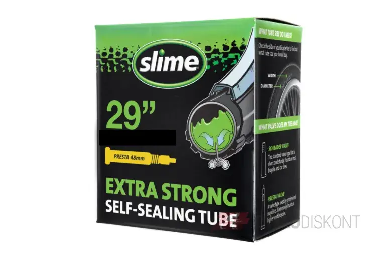 Duše proti defektu SLIME Extra Strong 29x1.5-2.3 FV (galuskový ventilek) s tmelem Cenový Hit