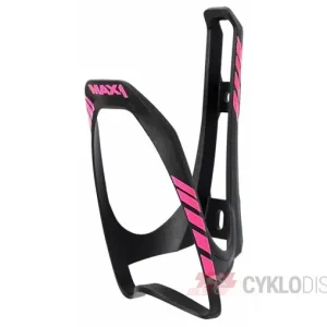 Košík na lahve MAX1 EVO21906 černo-růžovo-fluo Levný