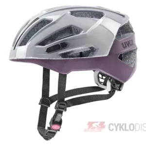 Helma UVEX GRAVEL-X rhino plum shiny/mat Expresní Doručení