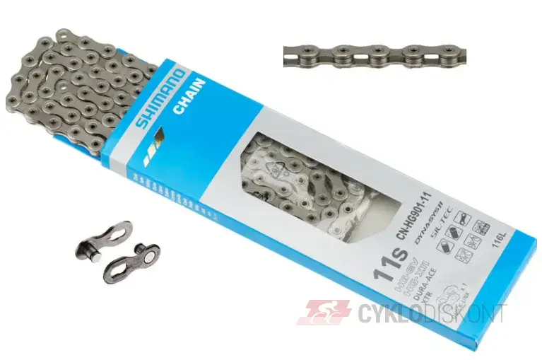 Vrácení Zdarma řetěz Shimano XTR/Dura-Ace CN-HG901-11 se spojkou