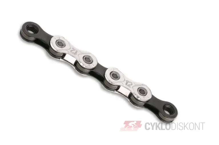 Vrácení Zdarma Řetěz KMC X12 silver/black (balený ve fólii) 126 článků