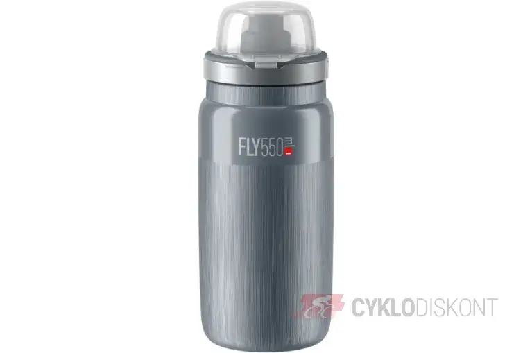 láhev ELITE FLY TEX MTB 550 šedá Top Prodej