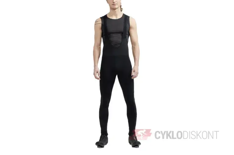Časově Omezené Pánské zimní kalhoty s cyklovložkou CRAFT Core Bike SUBZ WIND Bib