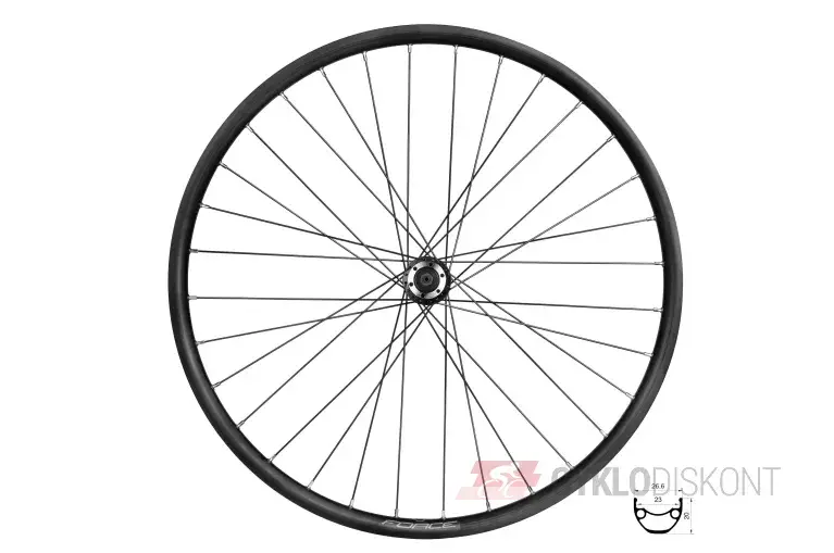 26" přední kolo FORCE XC DISC 7026883 (6děr) Cenová Bomba