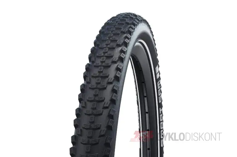 28" plášt Schwalbe Smart Sam 42-622 Addix černý+reflexní pruh Rychlé Dodání