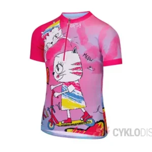 Poslední Šance dětský cyklistický dres ETAPE Rio, růžová