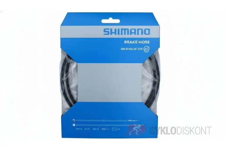 brzdová hadička zadní SHIMANO SM-BH90-JK-SSR(1700mm) Poslední Šance
