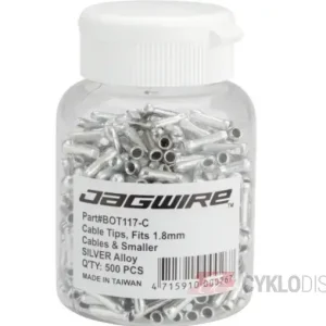 koncovka lanka JAGWIRE 1,8mm stříbrná (1 kus) Nová Kolekce