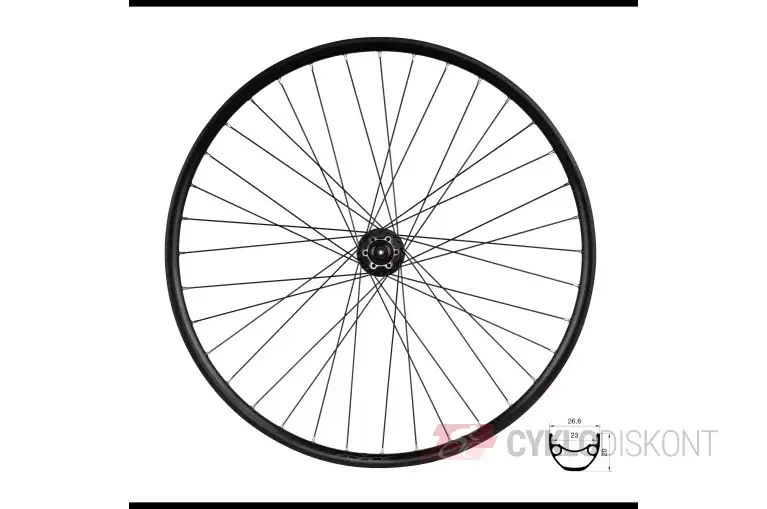 28/29" zadní kolo FORCE XC DISC Shimano (průměr 622mm, kotouč 6-děr) Vysoce Kvalitní